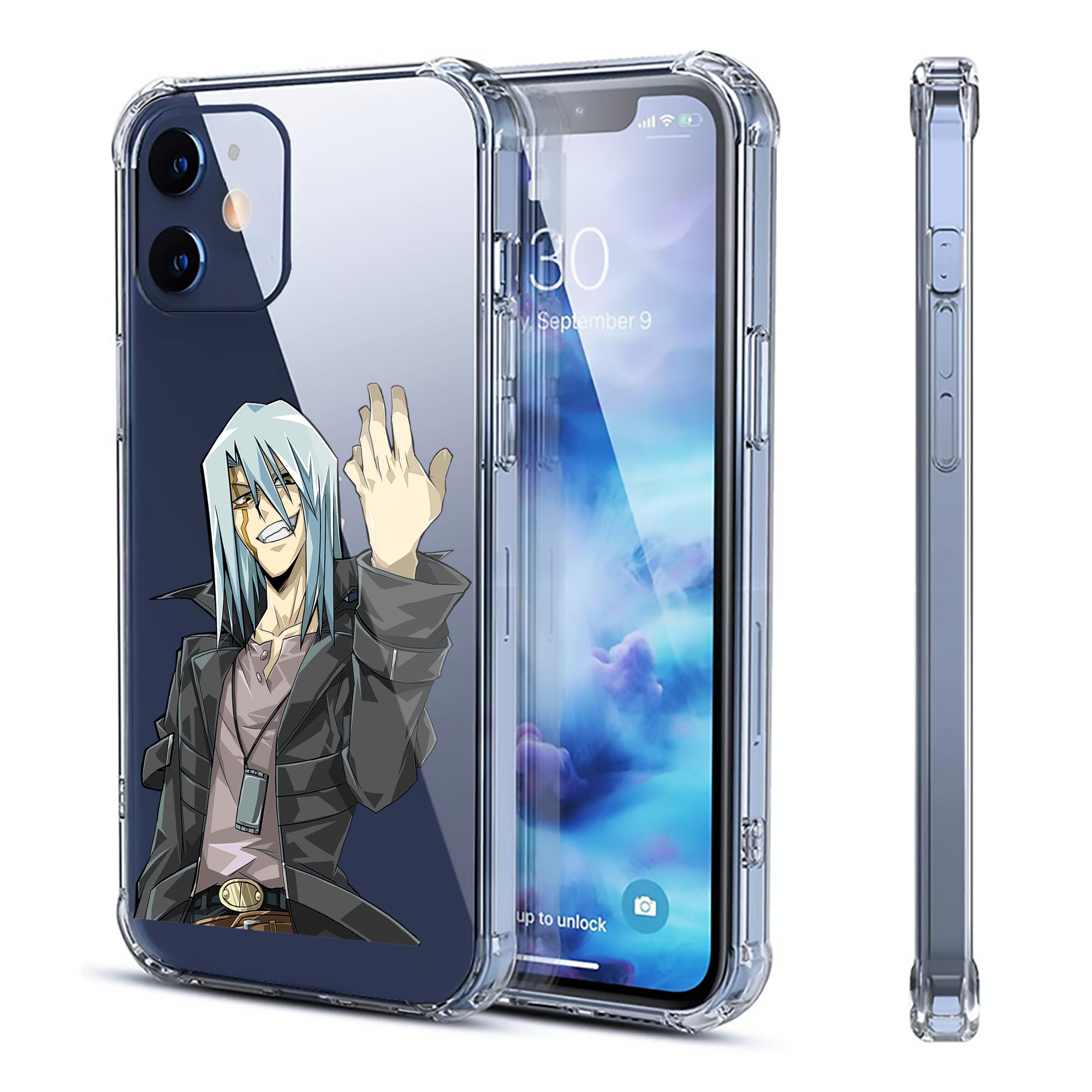 （画像用） 遊☆戯☆王 Yu-Gi-Oh! 【iPhone 12シリーズ対応】透明スマホケース（クリアソフトケース）